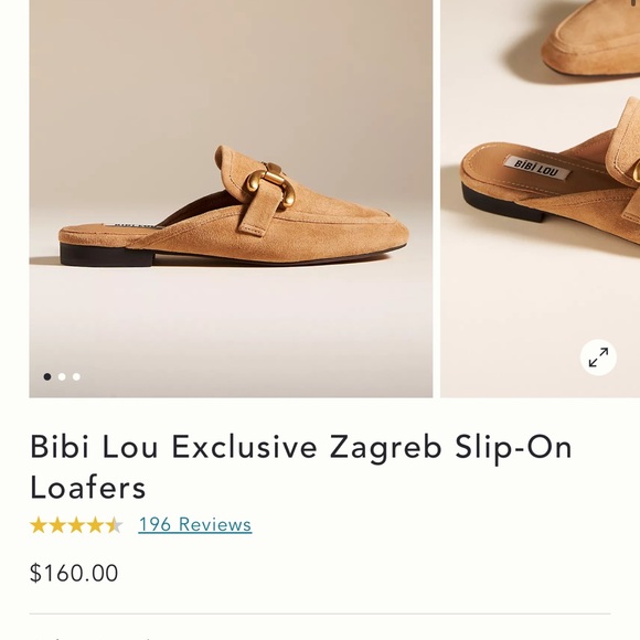 Bibilou Shoes - Anthropology excusive Zagreb slide loafers